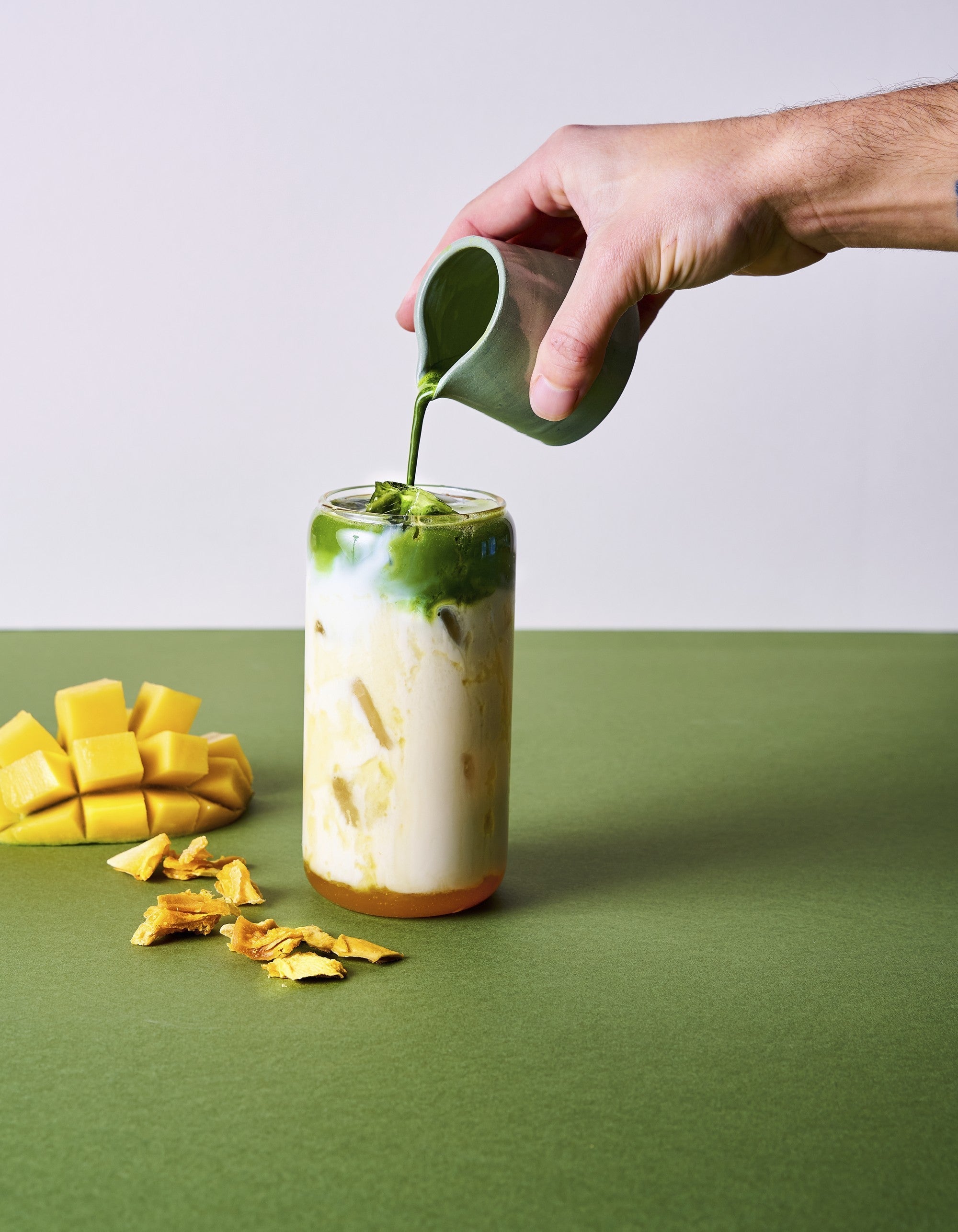 Iced Mango Matcha