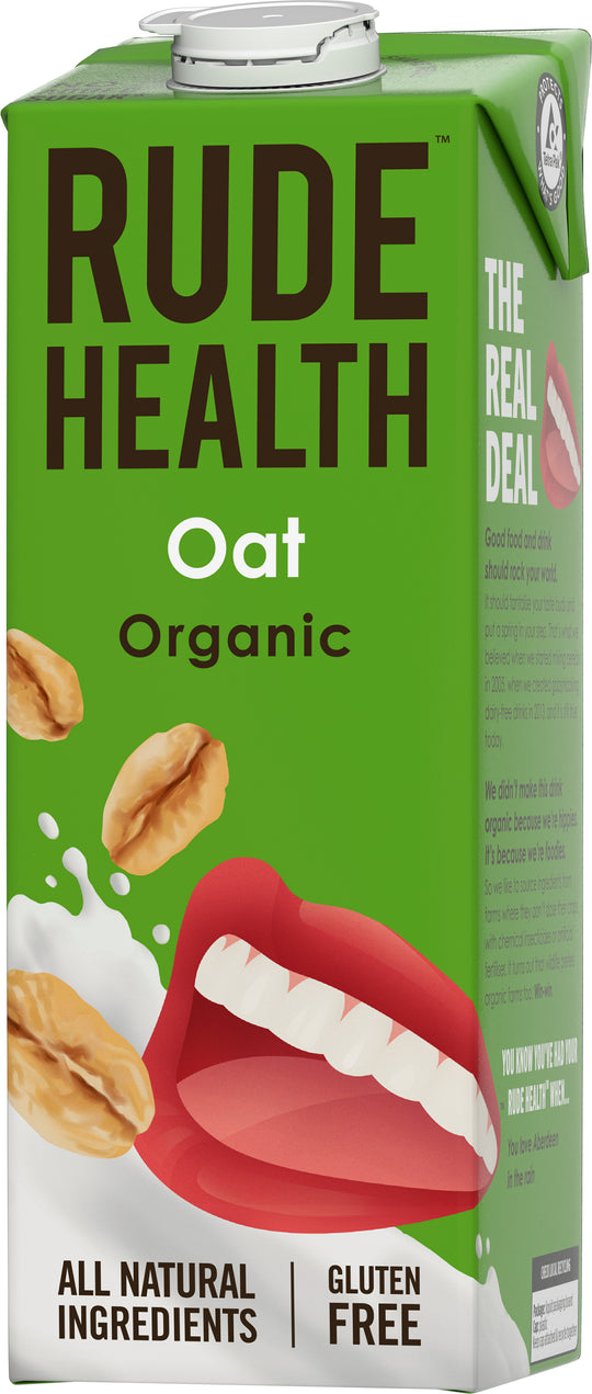 Rude Health oat drink 1L organic UHT gluten free